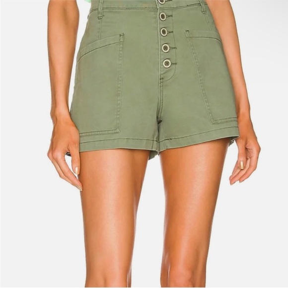 NWT Pistola Tammy High Rise Shorts in Colonel Size 26 - Picture 3 of 11